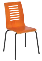 CARMEN jídelní židle třešeň, kostra černá